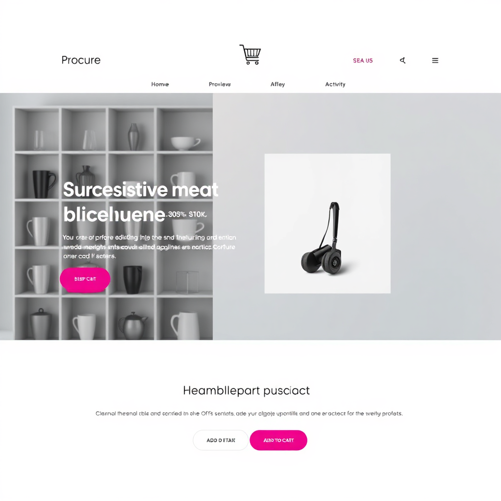 Miniatura de modelo de e-commerce